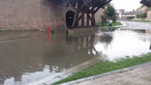 santurile cetatii inundate 4