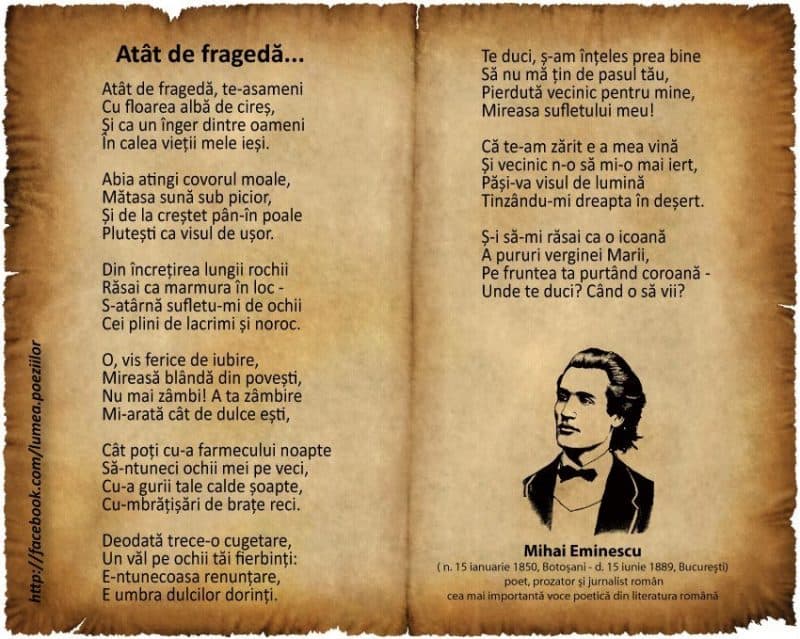 tray Scatter width 15 ianuarie- Ziua lui Eminescu: 172 de ani de la nașterea celui mai mare  poet român. „Luceafărul”, cel mai lung poem de dragoste - Alba24