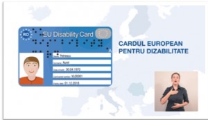 card european pentru dizabilitate