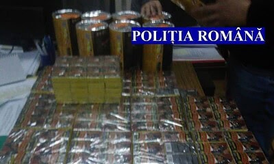 petarde artificii confiscate
