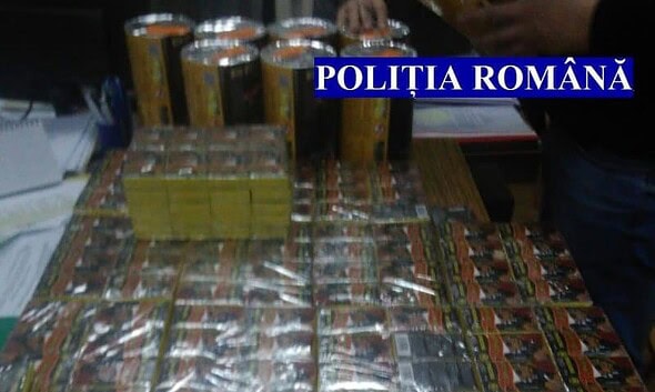 petarde artificii confiscate