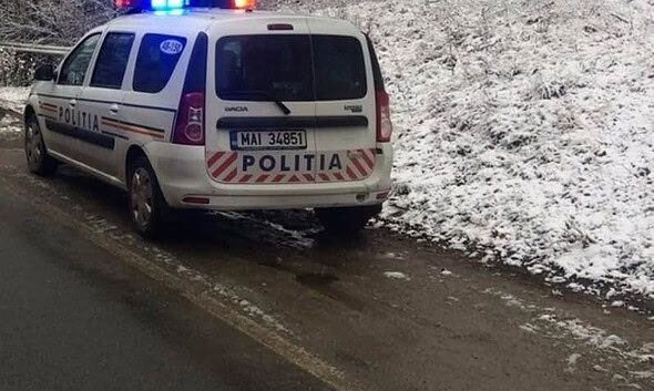 politia, iarna, trafic