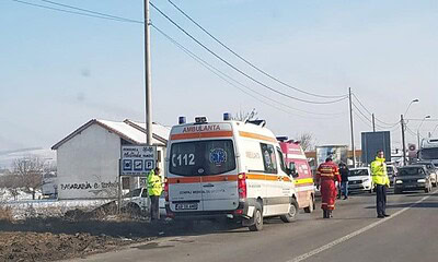 accident ambulanta politie