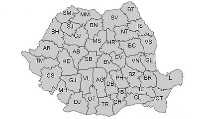 harta romania