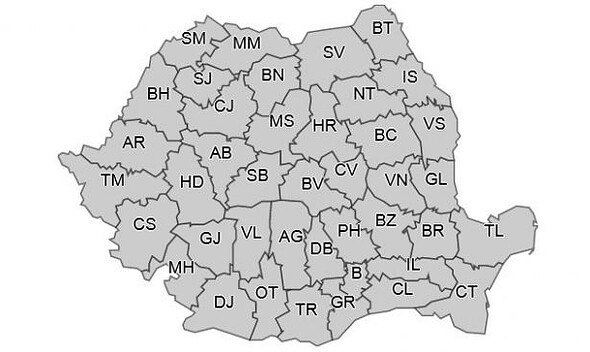harta romania