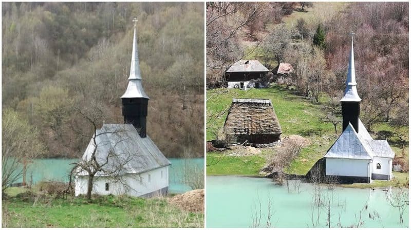 biserica lacul valea sesii