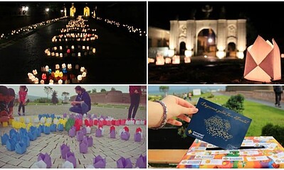 festivalul luminii colaj