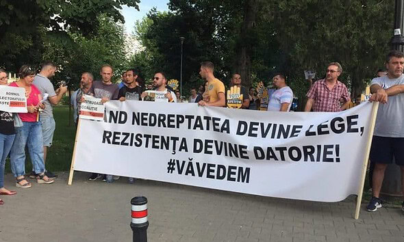 protest alba iulia