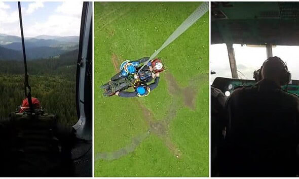 salvare elicopter