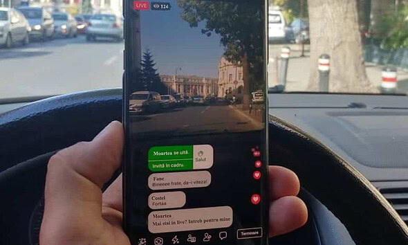 live pe facebook la volan