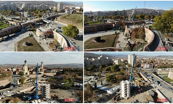 lucrari monument poduri axul unirii parc