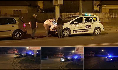 accident masina taxi