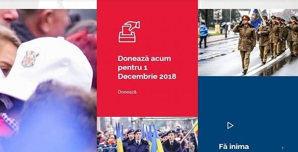 doneaza pentru 1 decembrie 2018