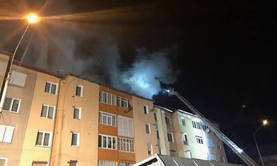 incendiu bloc