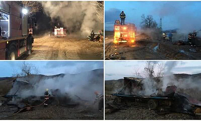 incendiu remorca