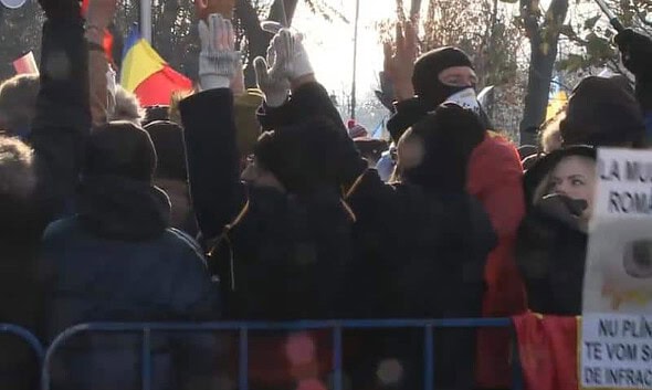 protest Jandarmeria