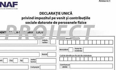 declaratie unica 2019 proiect