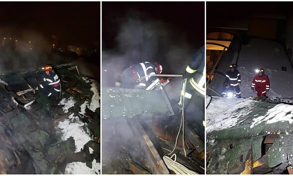 incendiu noaptea