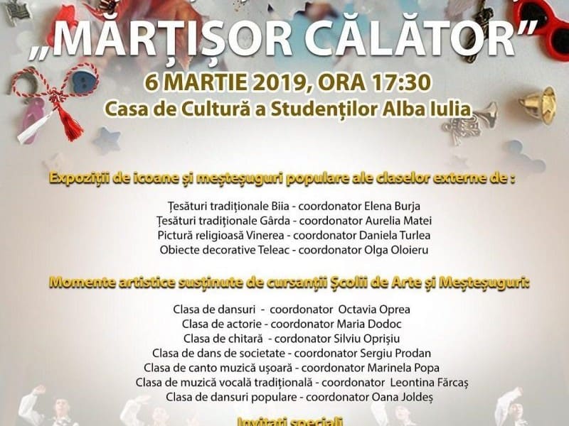 afis martisor calator 2019