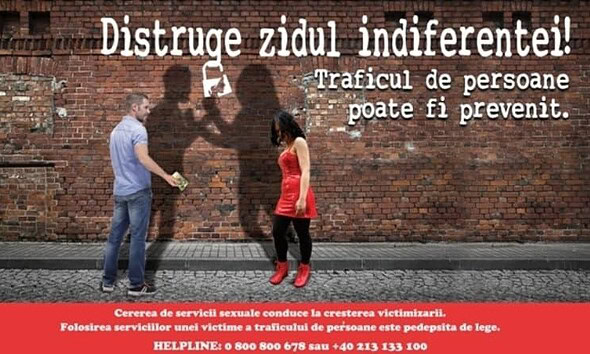 campanie prevenire trafic exploatare sexuala