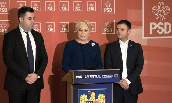 Viorica Dancila, Razvan Cuc, Daniel Suciu