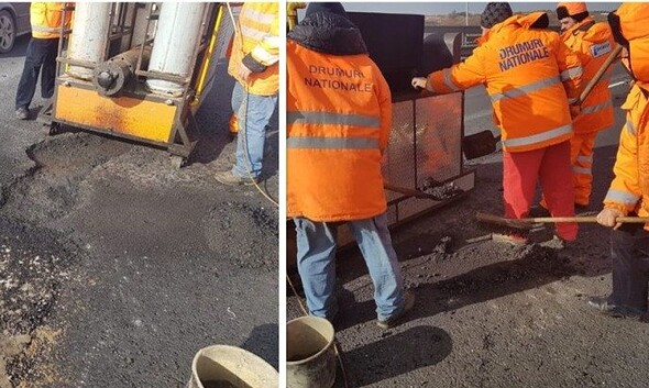 lucrari reparatii autostrada
