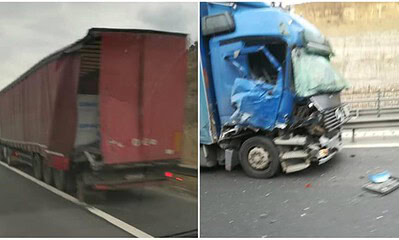 accident tir autostrada