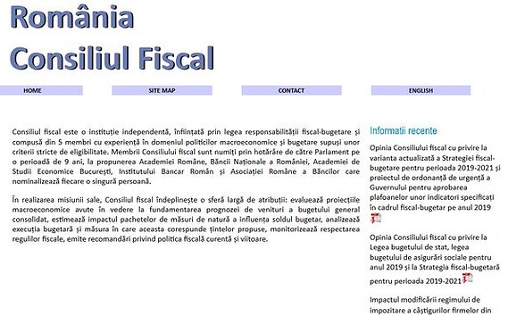 consiliul fiscal site