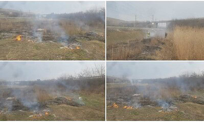 incendiu vegetatie alba iulia centura