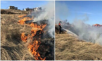 incendiu vegetatie