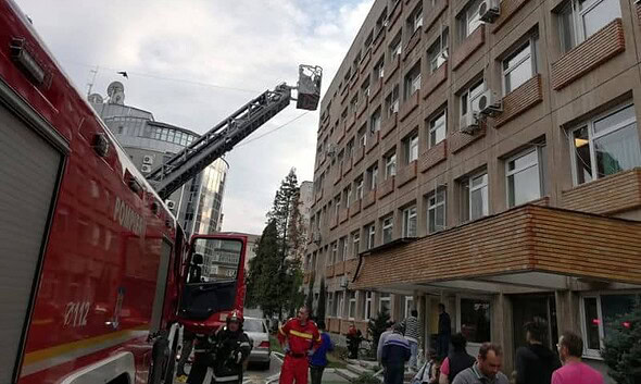 incendiu spital