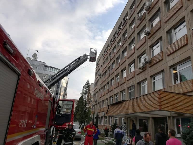 incendiu spital