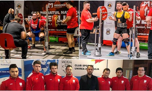 Colaj fotografii CS Unirea Alba Iulia