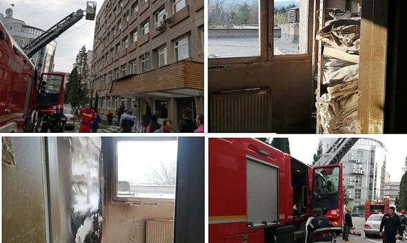 incendiu spital alba iulia