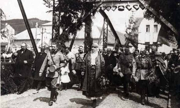 podul-din-Cimpeni-inaugurat-de- regele Ferdinand-si-regina-Maria