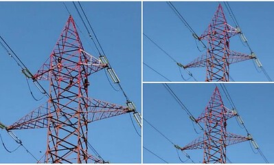 tineri stalp inalta tensiune