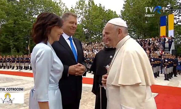 papa francisc la cotroceni
