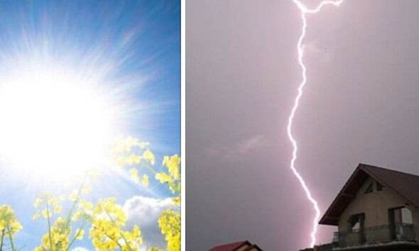 soare furtuna fulger