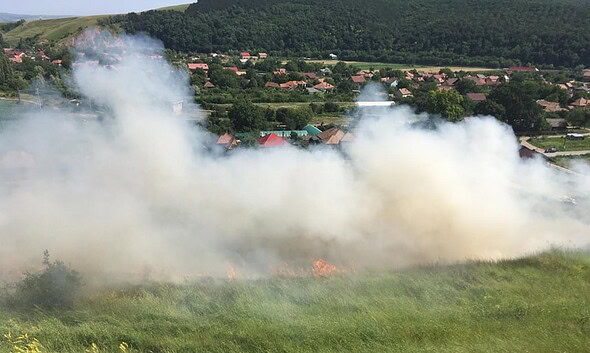incendiu vegetatie