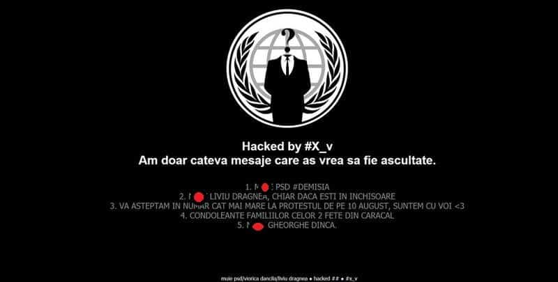 Siteul de Medicină Legală fost spart. Hackerii postat mesaje anti-PSD și condoleanțe pentru familia Alexandrei Alba24