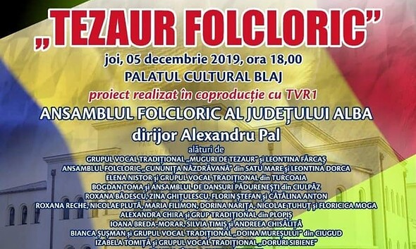 Afis Tezaur Folcloric Blaj 5 dec 2019