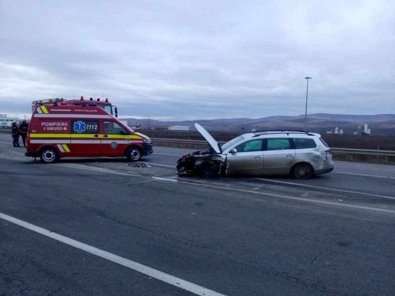 Foto Video Accident Pe Autostrada A3 La Ieșirea Spre Cluj Napoca