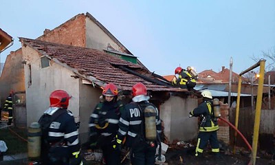 incendiu garaj
