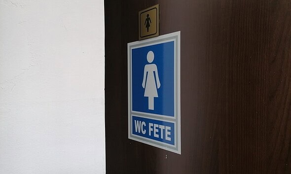 toaleta, wc, femei