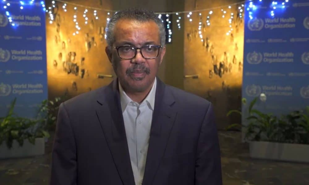 foto: captură video Tedros Adhanom