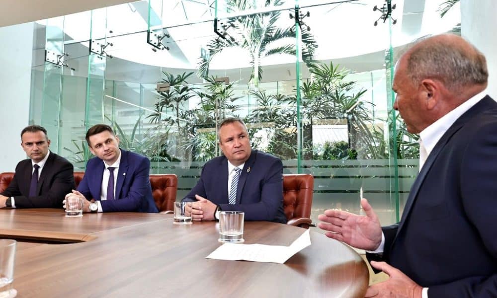 ΦΩΤΟΓΡΑΦΙΑ: Ο πρωθυπουργός Ciucă, επισκέπτεται την εταιρεία Transavia, στην Άλμπα.  Ανακοινώθηκαν μέτρα στήριξης της γεωργίας