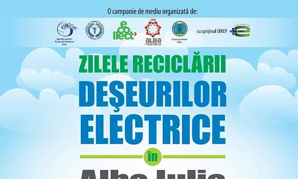 Zilele reciclării deșeurilor electrice la Alba Iulia