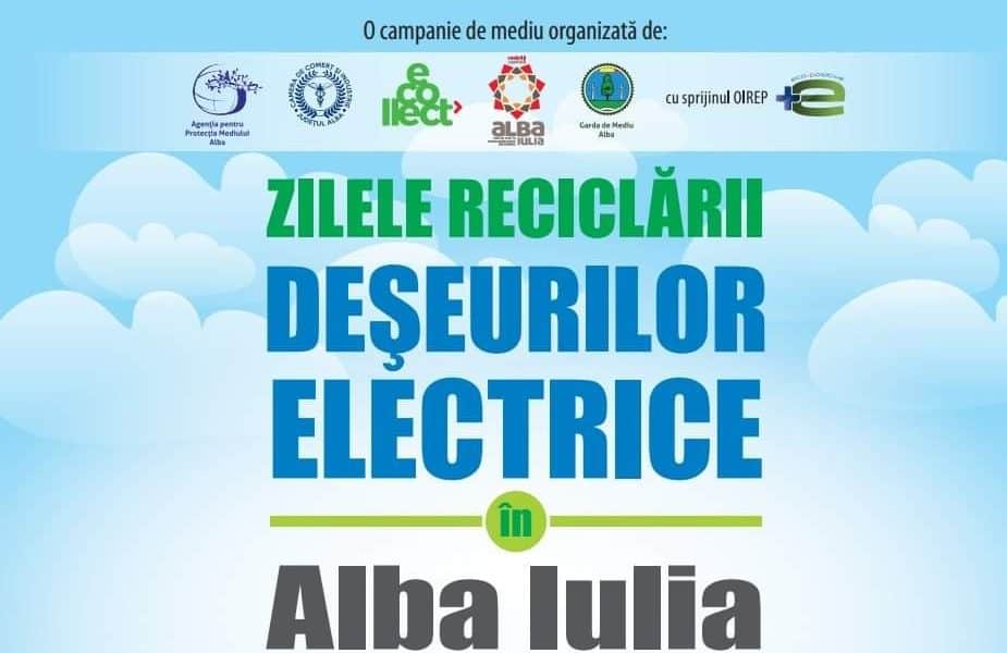 Zilele reciclării deșeurilor electrice la Alba Iulia