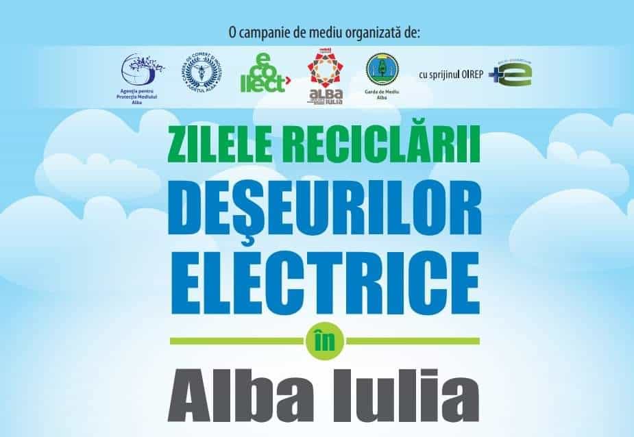 Zilele reciclării deșeurilor electrice la Alba Iulia
