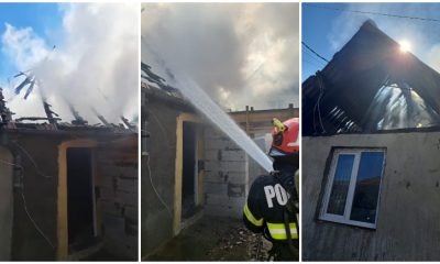 incendiu in localitatea Rachita